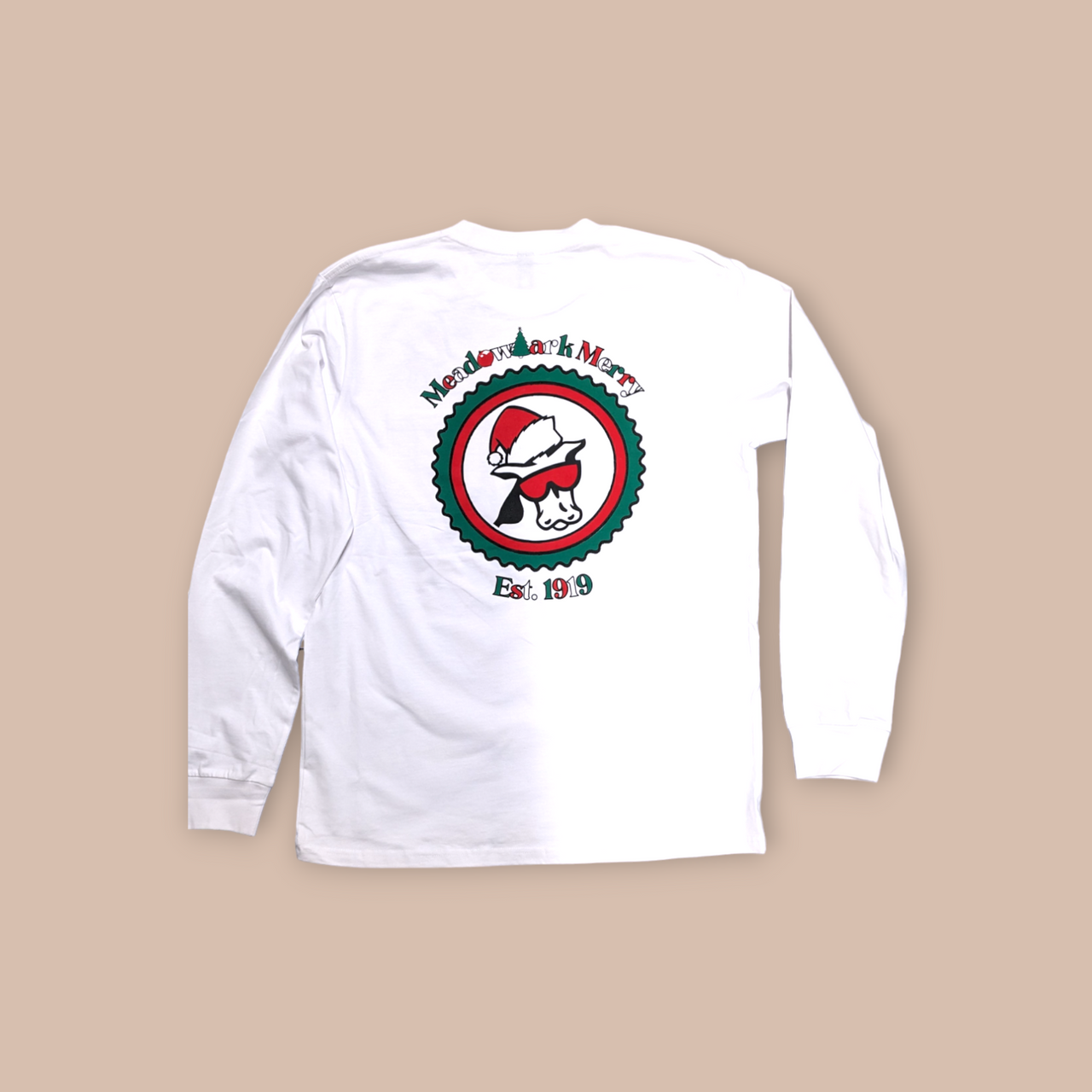 Larry the Cow Christmas Long Sleeve Tee