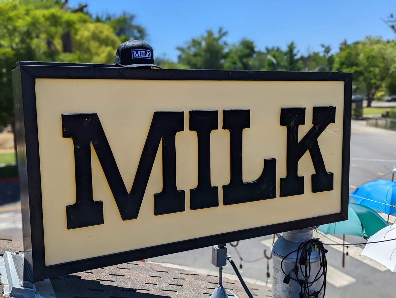 "Milk" flexfit snapback hat