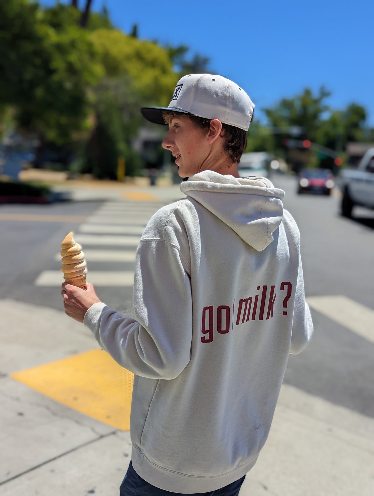 "Milk" flexfit snapback hat
